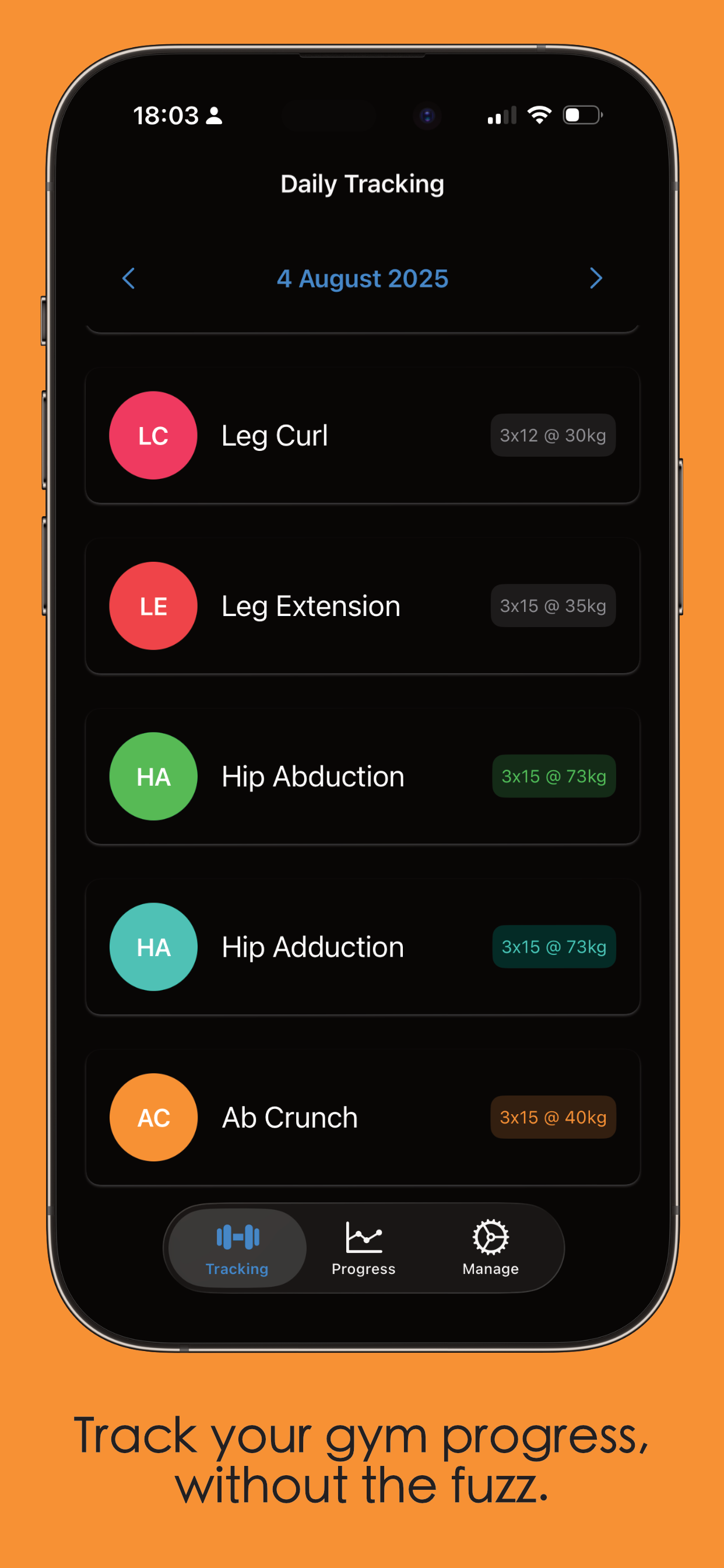 &ldquo;Exercise Input&rdquo;